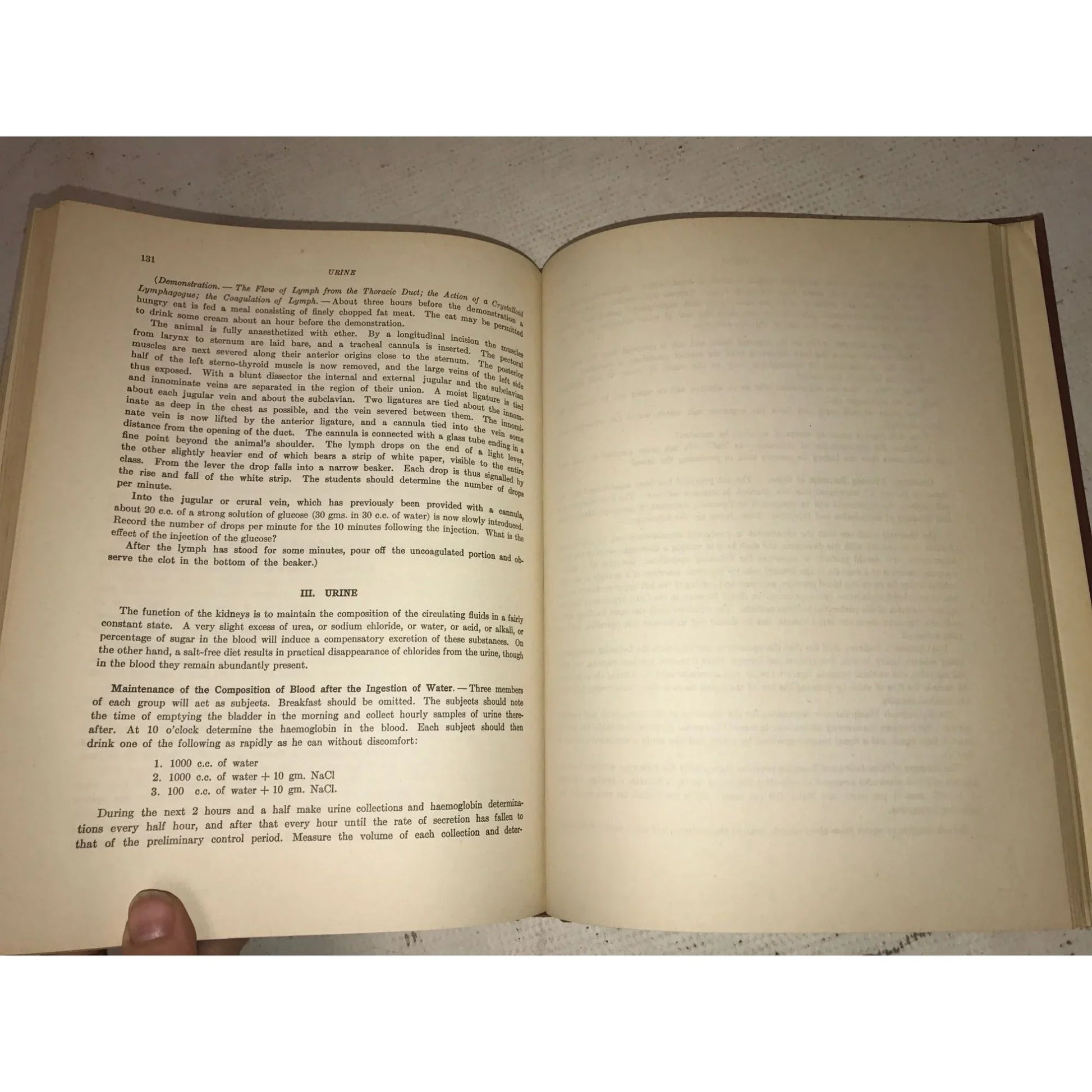 A Laboratory Course in Physiology Vintage Hardcover Book (1942) - A+ Stuff