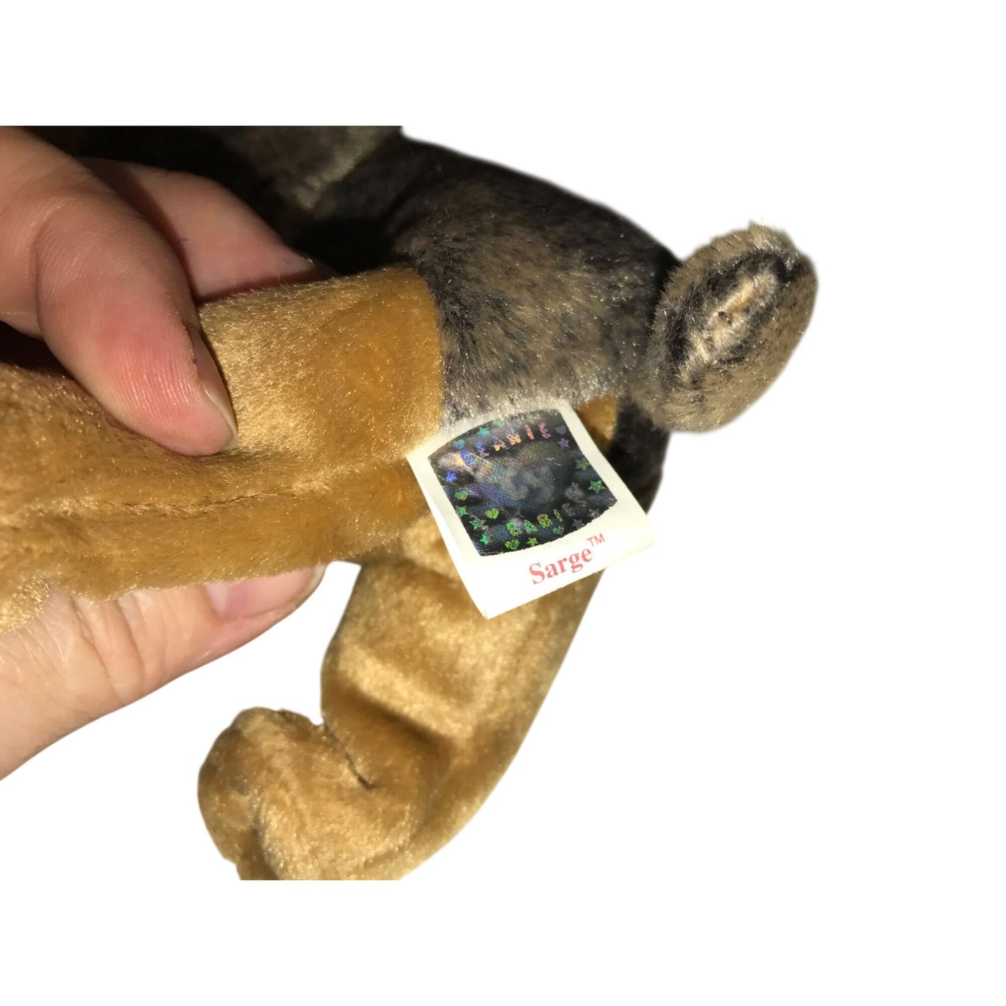 2000 Sarge the German Shepherd Beanie Baby TY Beanie Baby  A+ Stuff Plush Toys / Stuffed Animals