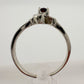 Beautiful Natural Garnet Ring Size 7.25 in .925 Sterling Silver