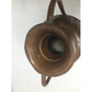 Antique Engraved Copper Jug Pitcher With Two Handles