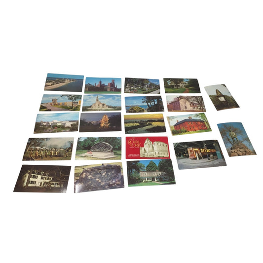 21 Assorted Postcards (Washington, D.C., Lexington, MA, Florida...)