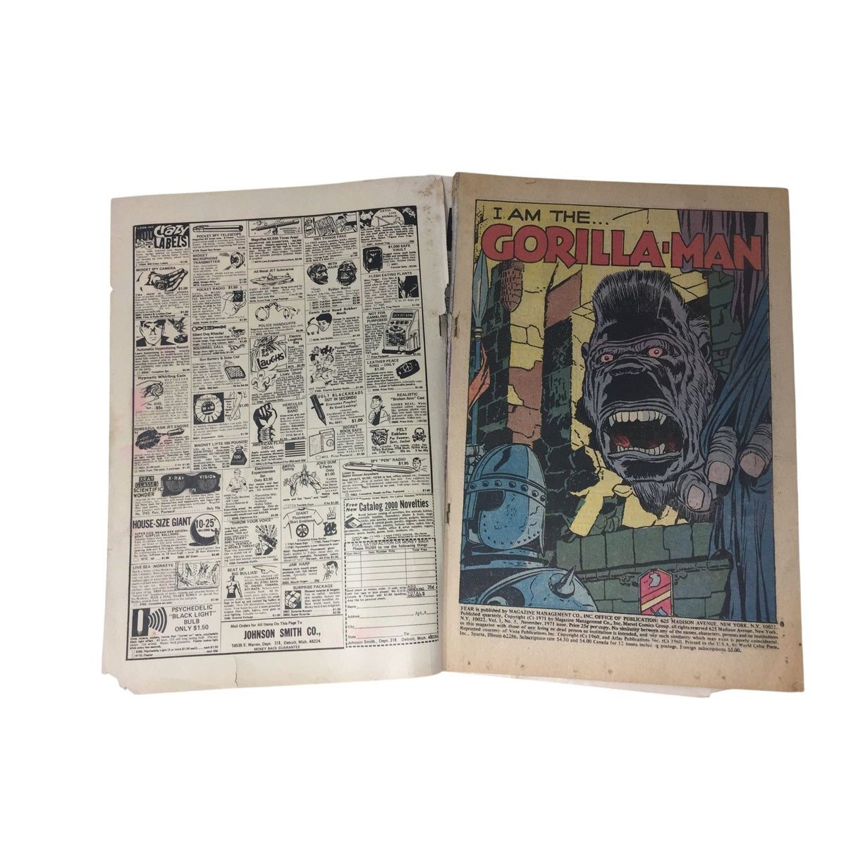 Adventure into Fear #5 published by Marvel Comics Marvel Comics  A+ Stuff comic books