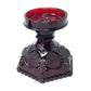 Vintage Avon 1876 Cape Cod Ruby Red Glass Candle Holder Base Candlestick Avon  A+ Stuff Candle Holders