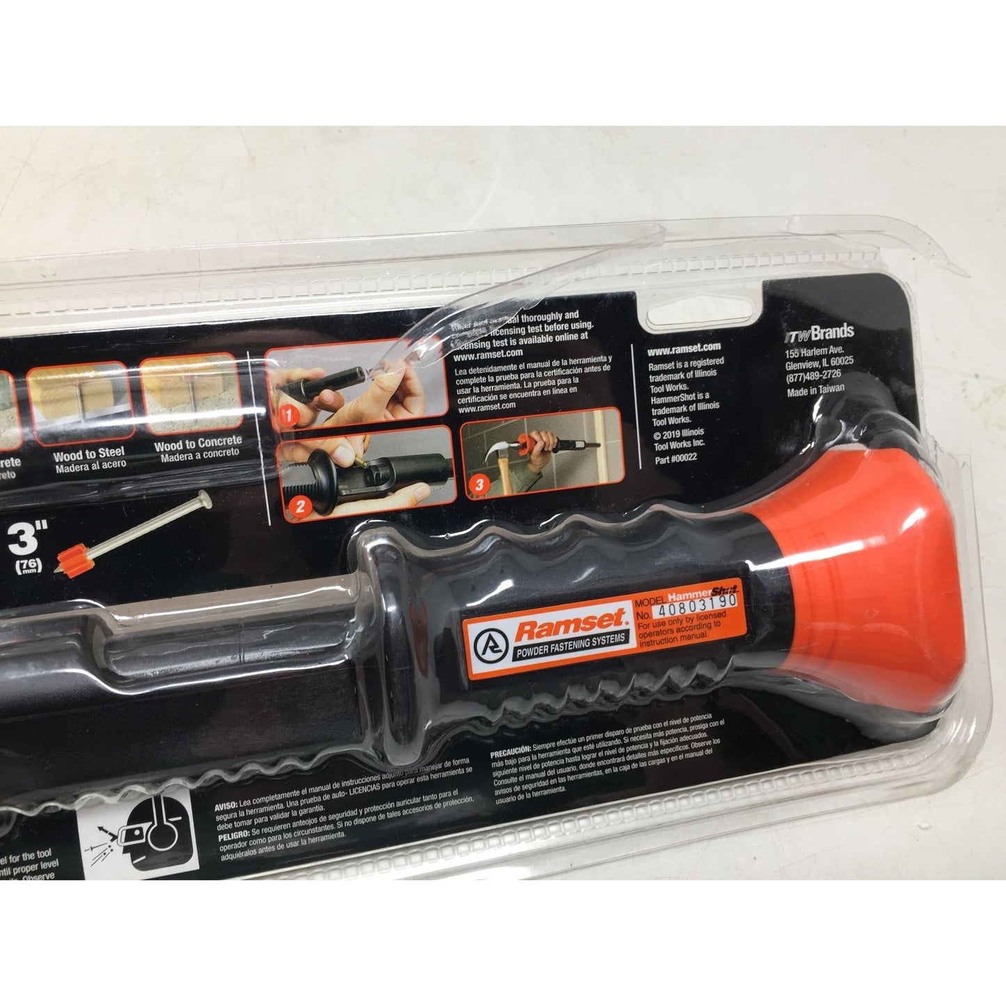 Ramset HammerShot 0.22 Caliber Powder-Actuated Tool *TWO NEW IN BOX* RAMSET  A+ Stuff Tools