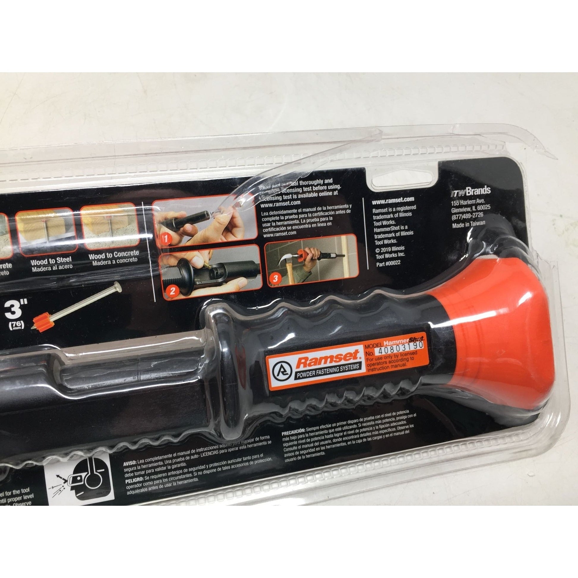 Ramset HammerShot 0.22 Caliber Powder-Actuated Tool *TWO NEW IN BOX* RAMSET  A+ Stuff Tools