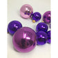 11 Purple Christmas Tree Ornaments with Metal Ornament Hooks