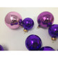 11 Purple Christmas Tree Ornaments with Metal Ornament Hooks