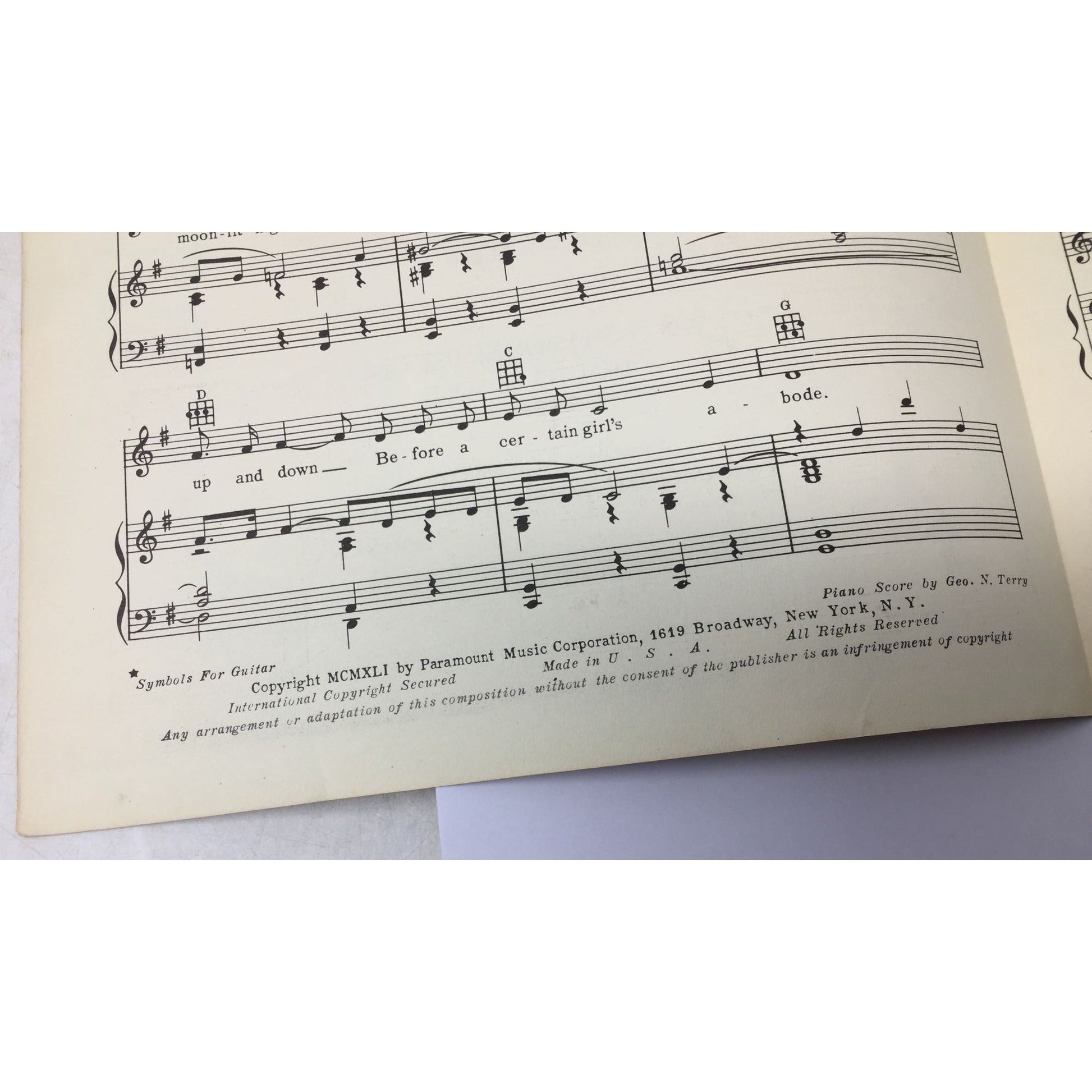 Vintage "Dolores" Sheet Music unbranded  A+ Stuff Sheet Music