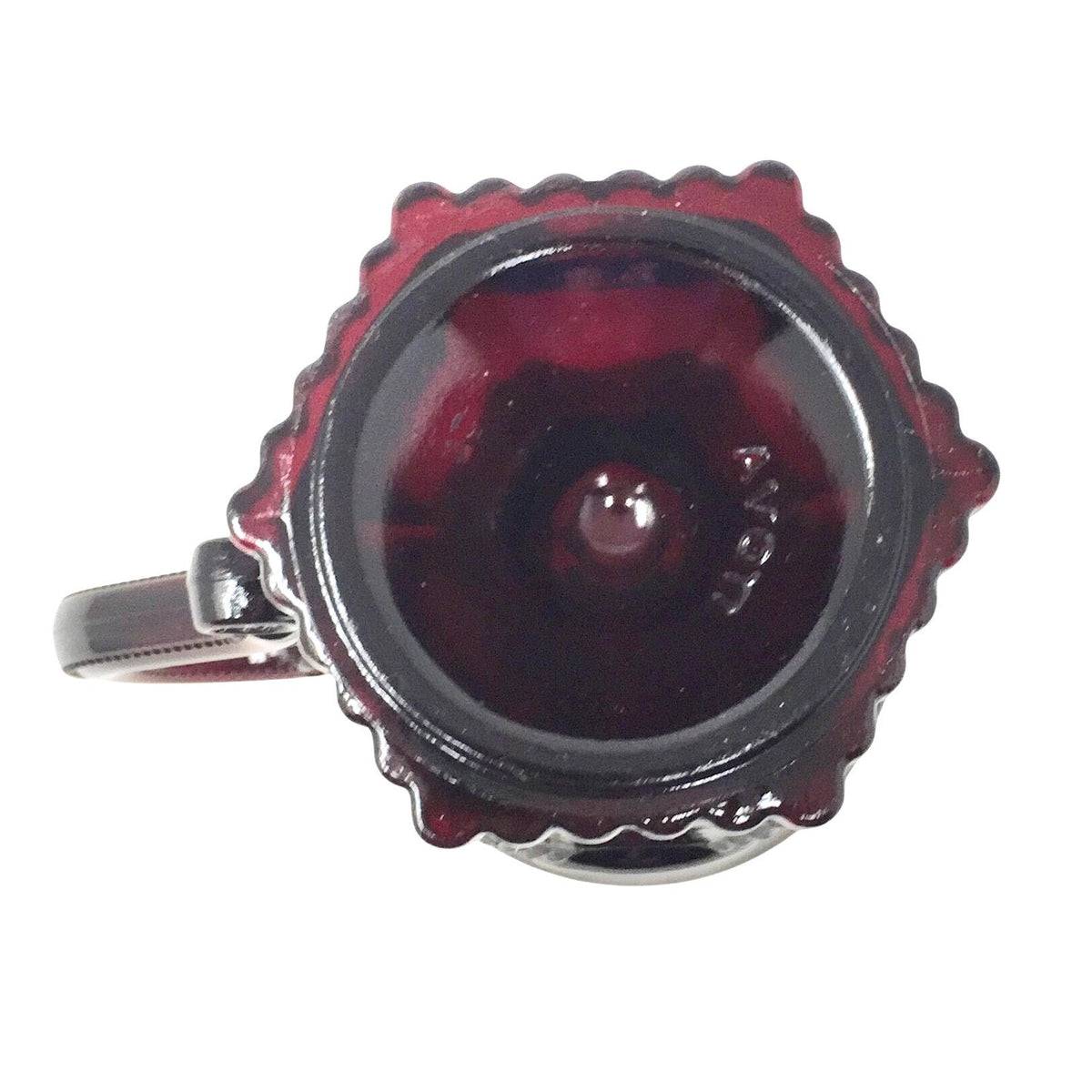Vintage Avon 1876 Cape Cod Ruby Red Glass Pedestal Mug Avon  A+ Stuff Drinking, Dining & More