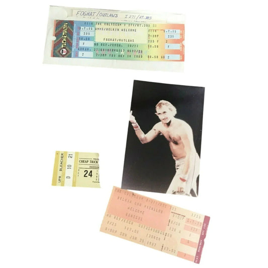 PHIL COLLINS PHOTO - GENESIS &CHEAP TRICK Stub, Foghat/Outlaws Ticket -Concerts A+ Stuff  A+ Stuff Collectibles