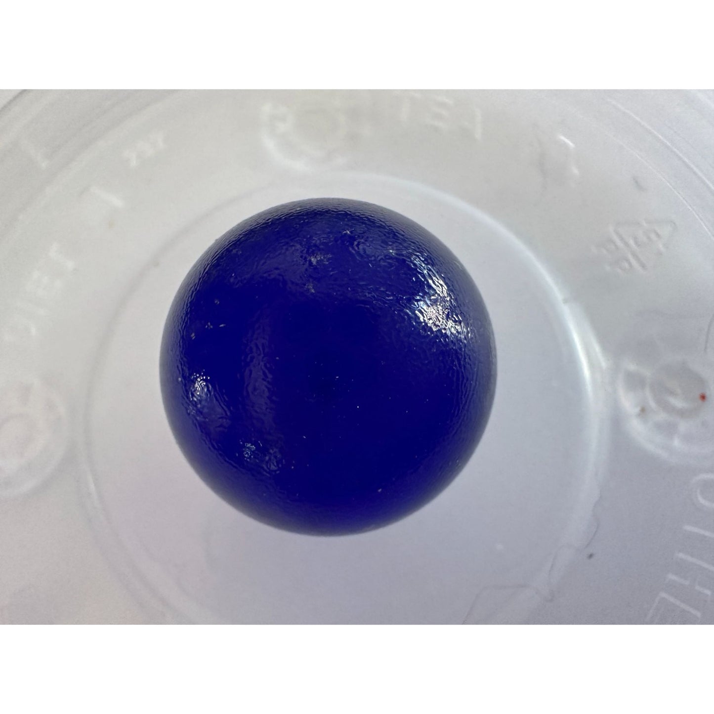 Set of 10 Vintage Royal Blue Large Shooter Marbles