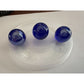 Set of 10 Vintage Royal Blue Large Shooter Marbles