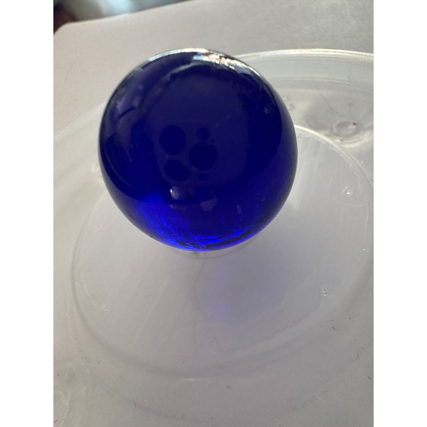 Set of 10 Vintage Royal Blue Large Shooter Marbles