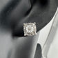 1/2 Carat Natural Diamond Stud Earrings in Sterling SIlver