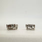 1/2 Carat Natural Diamond Stud Earrings in Sterling SIlver