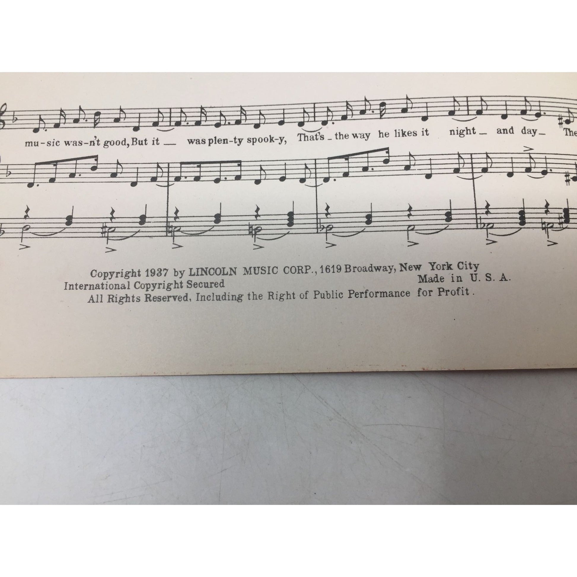"Satan Takes a Holiday" Sheet Music A+ Stuff  A+ Stuff Sheet Music