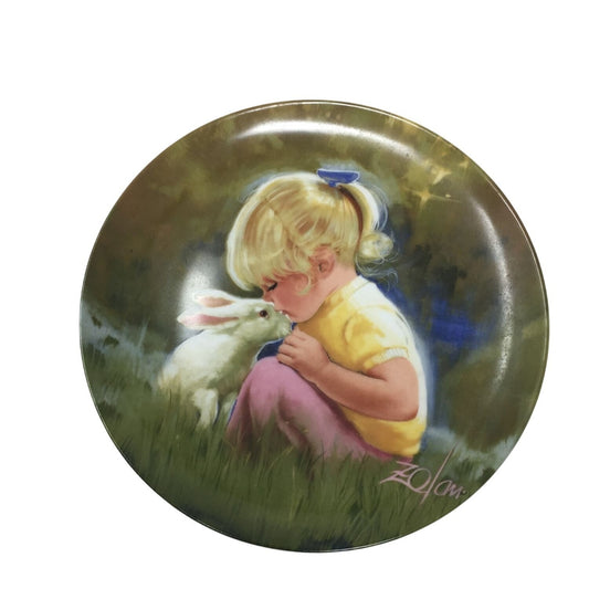 Vintage Zolan Collector Plate ''Tender Moment''