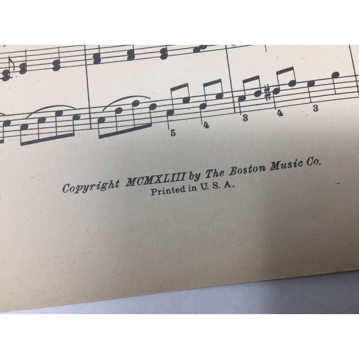 vintage sheet music copy of "The Navy Hymn (Eternal Father, Strong to Save)" J.B. Dykes  A+ Stuff SHEET MUSIC