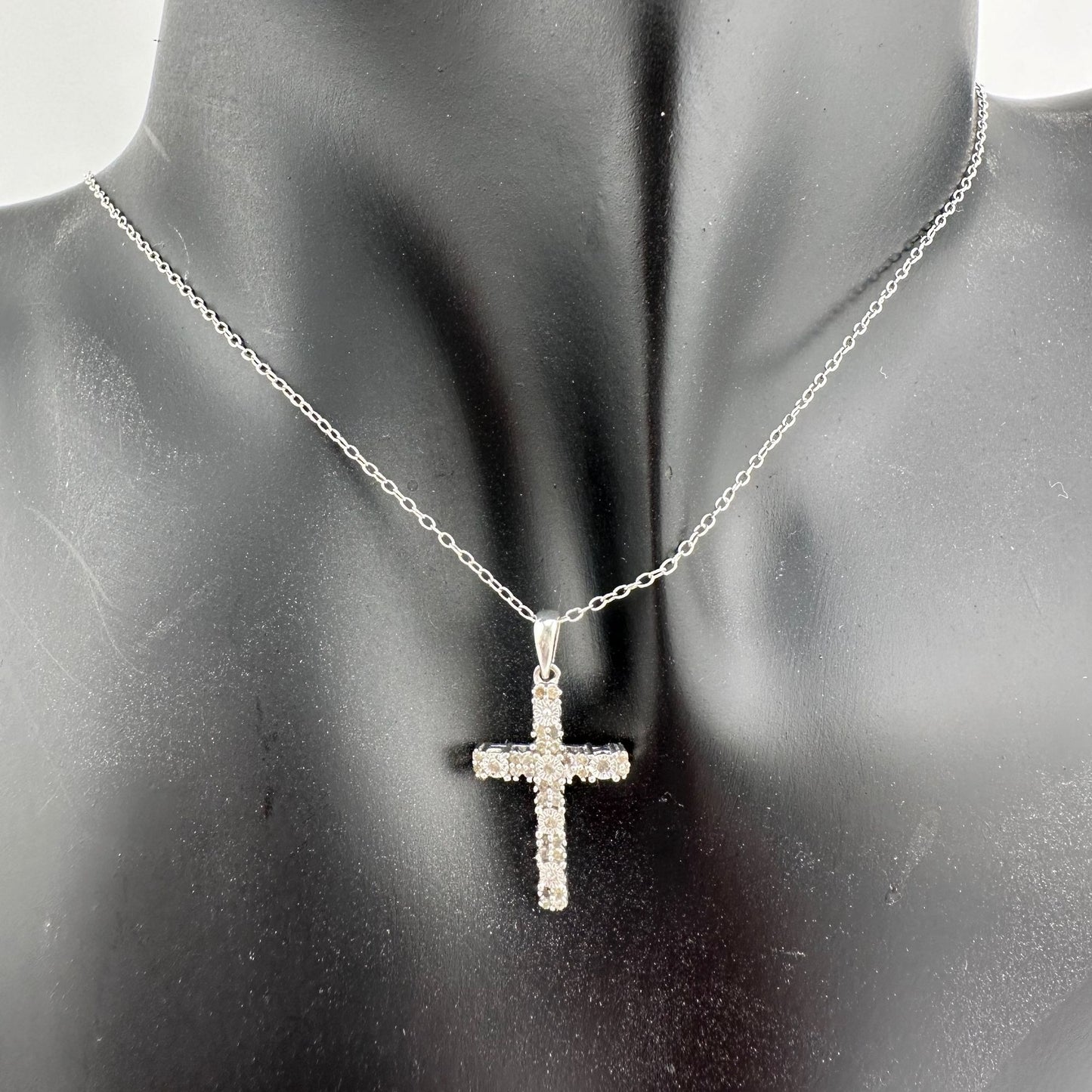 Beautiful Diamond Cross Necklace