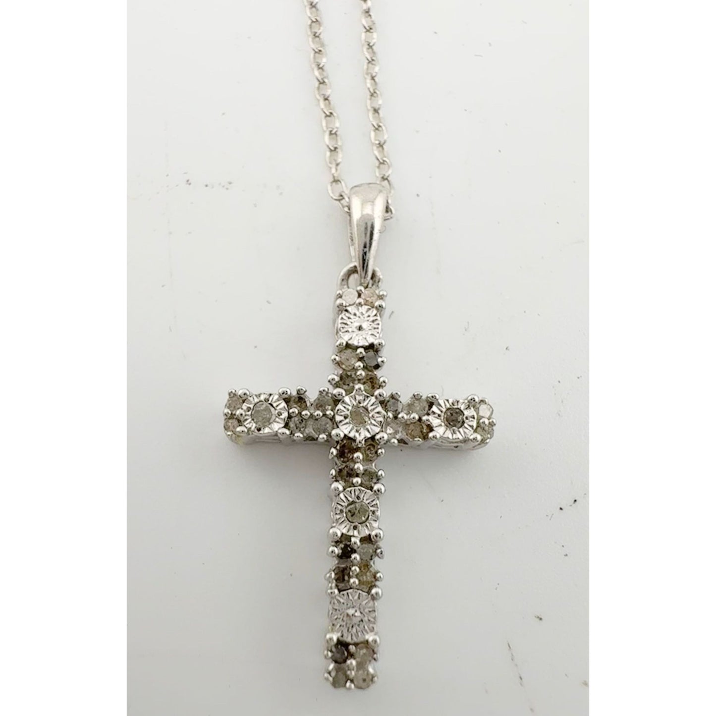 Beautiful Diamond Cross Necklace