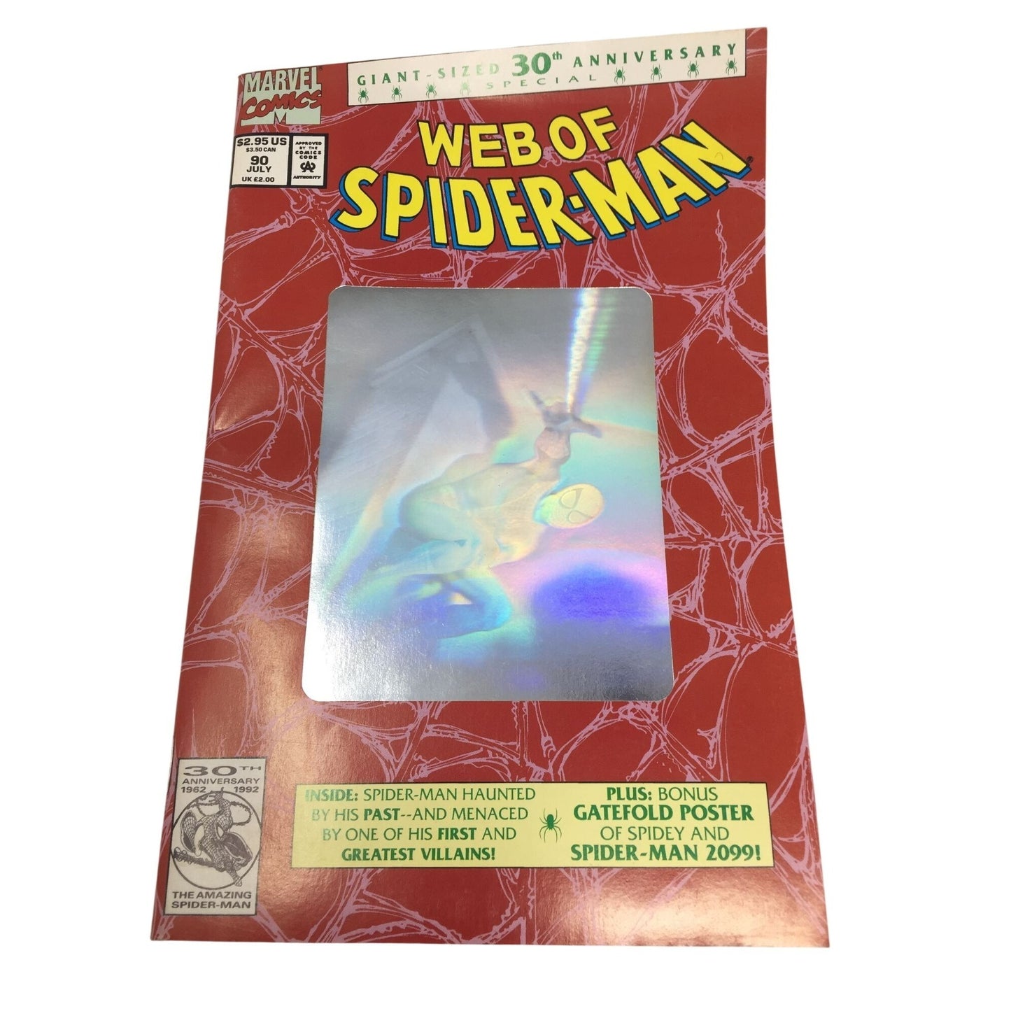 ''Web of Spiderman'' Vintage Marvel Comics Spiderman Comic Book
