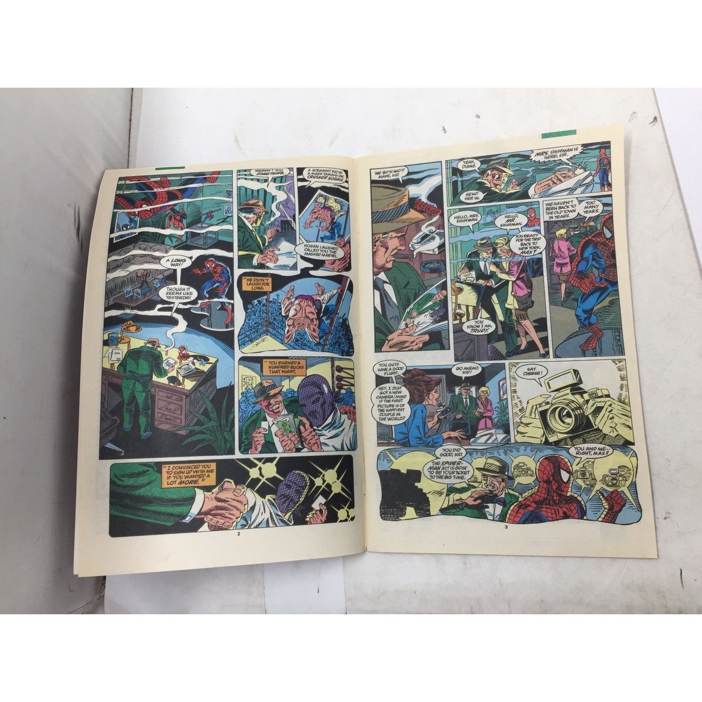 ''Web of Spiderman'' Vintage Marvel Comics Spiderman Comic Book