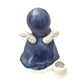 Vintage Goebel Angel with Lantern Candle Holder Figurine 1958 West Germany ROB 412 Janet Robson Blue Winter Cloak Goebel  A+ Stuff Candle Holders
