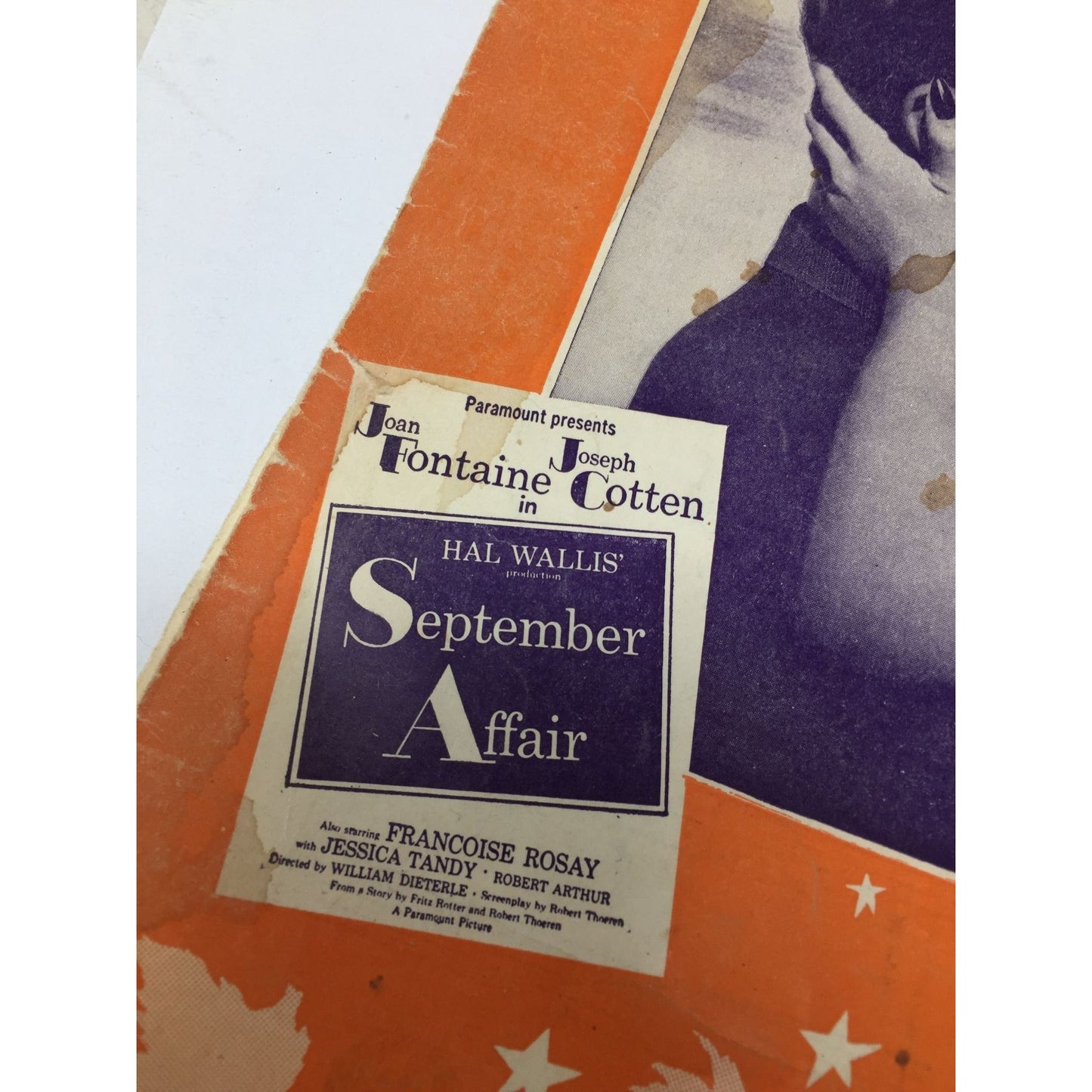 Vintage Piece of Sheet Music for "September Song" A+ Stuff  A+ Stuff SHEET MUSIC