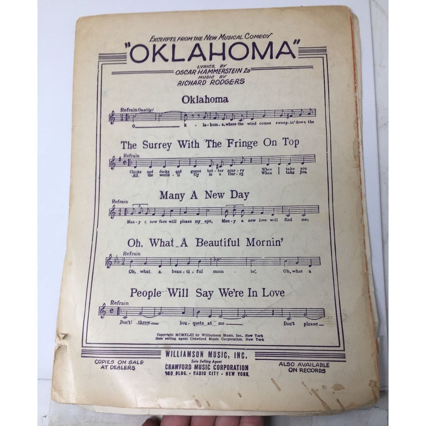 Vintage Piece of Sheet Music for "September Song" A+ Stuff  A+ Stuff SHEET MUSIC
