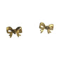 Gold-tone Bow-shaped Stud Earrings unbranded  A+ Stuff Earrings