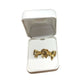 Gold-tone Bow-shaped Stud Earrings unbranded  A+ Stuff Earrings