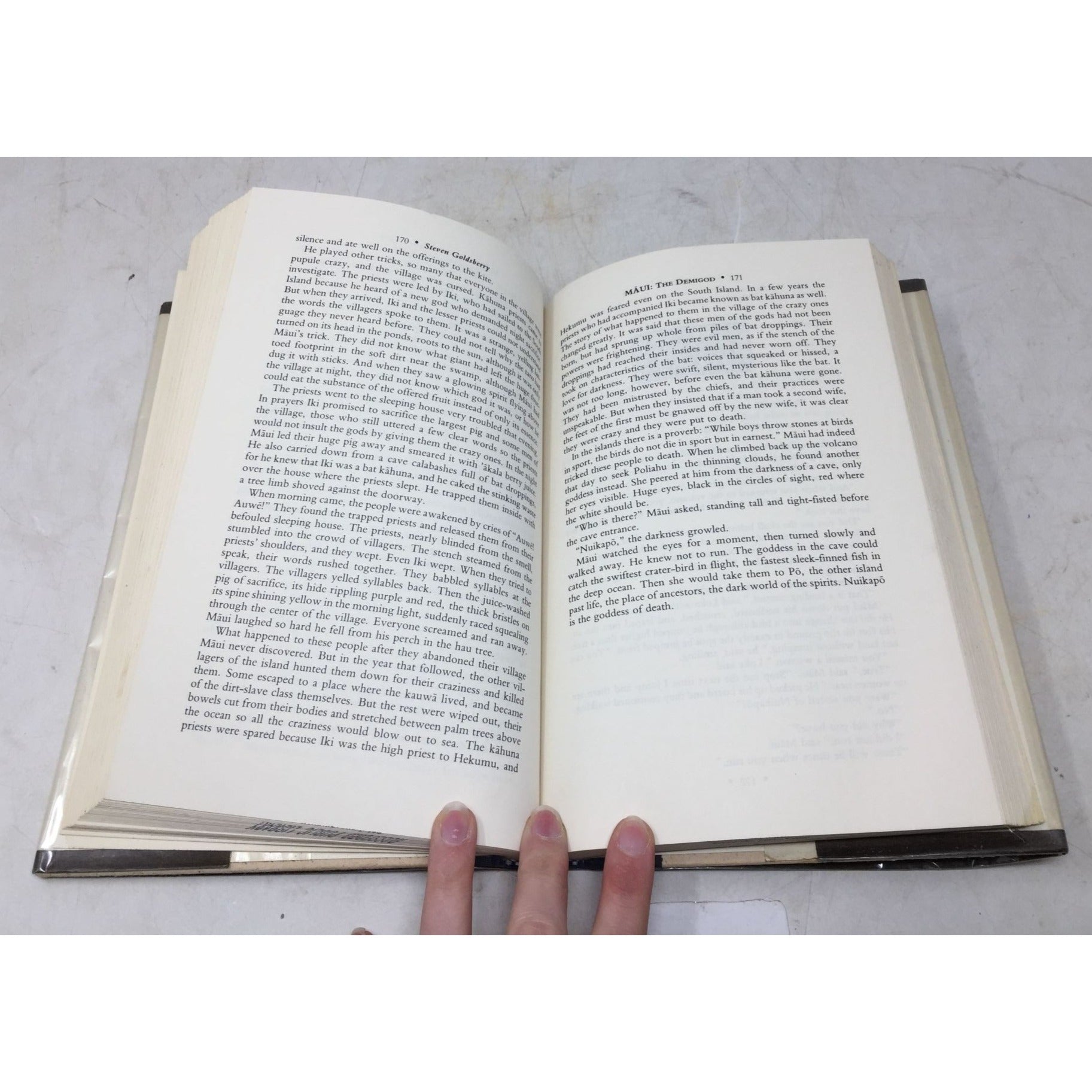 Vintage Copy of  "MAUI THE DEMIGOD: An Epic Novel of Mythical Hawai'i" unbranded  A+ Stuff Vintage Books