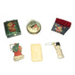 Vintage Holiday CHRISTMAS TREE Ornaments & Soap - Snowman,  Santa, BIrd