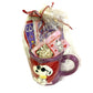 Joe Cool Snoopy Valentines Mug w Expired Cocoa Set  - Cute Snoopy Hugging Woodstock Design on Mug