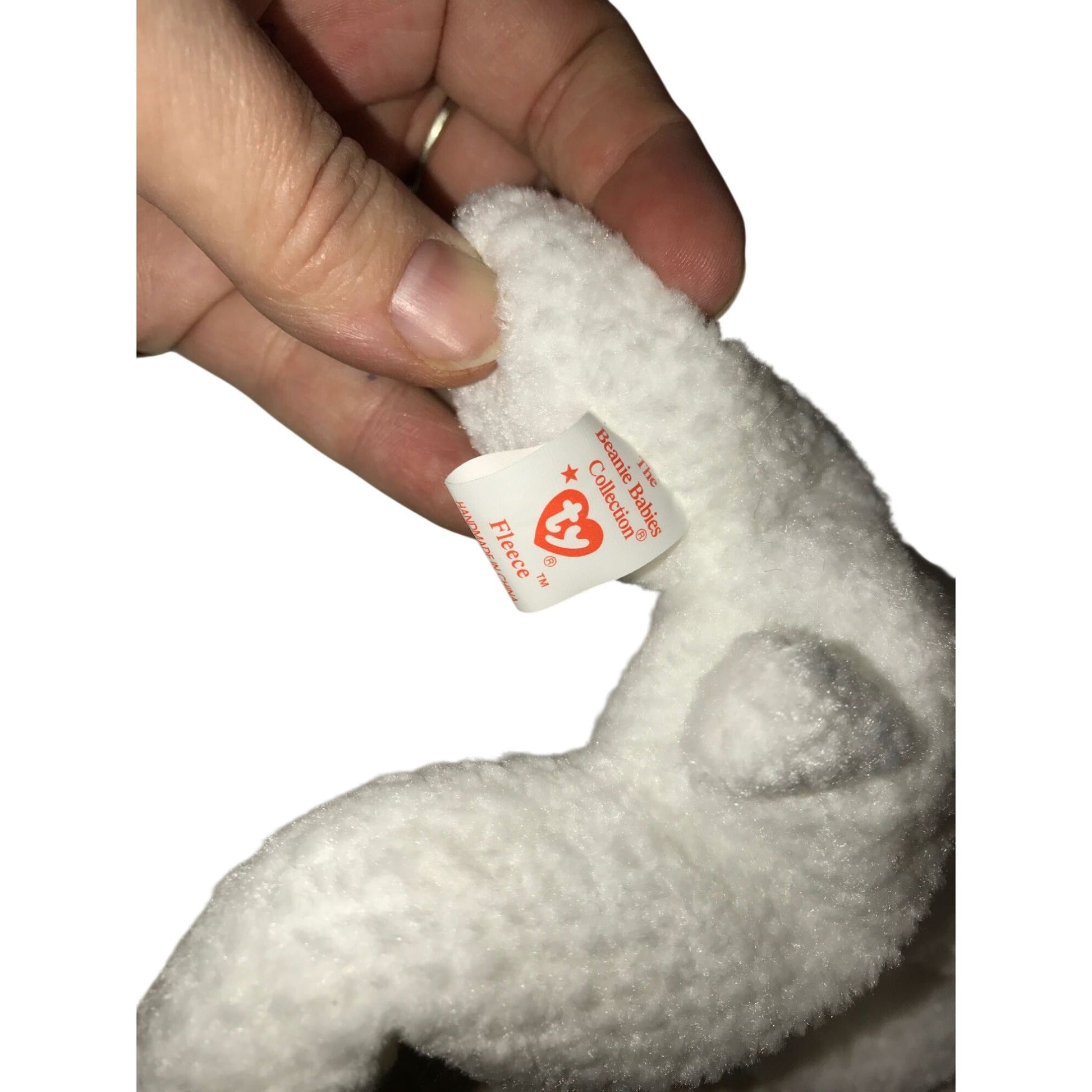 1996 Fleece the Lamb Beanie Baby TY Beanie Baby  A+ Stuff Plush Toys / Stuffed Animals