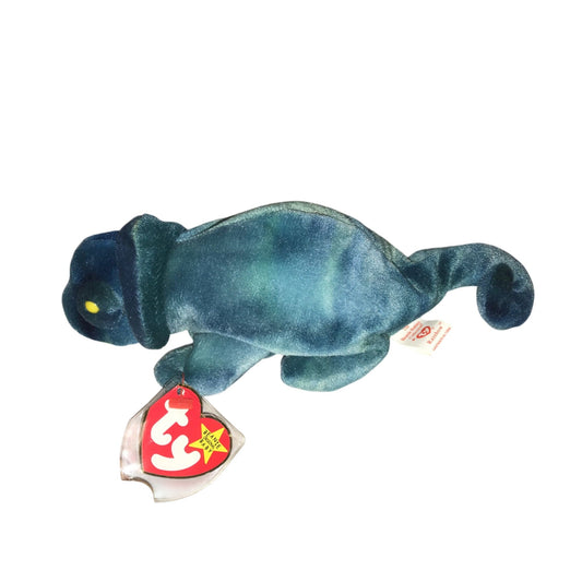 1997 Rainbow the Chameleon Beanie Baby TY Beanie Baby  A+ Stuff Plush Toys / Stuffed Animals