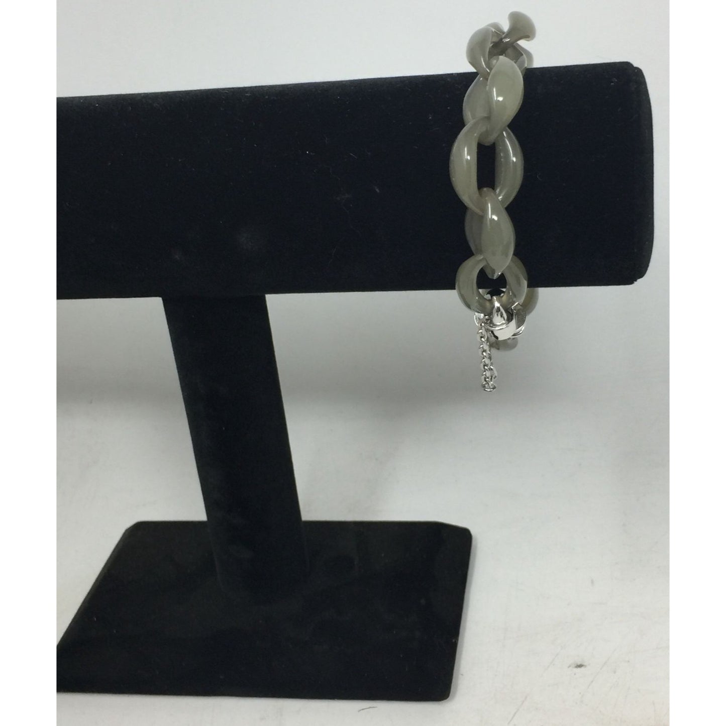 AZNAVOUR Women's Silver and Greenish Colored Bracelet