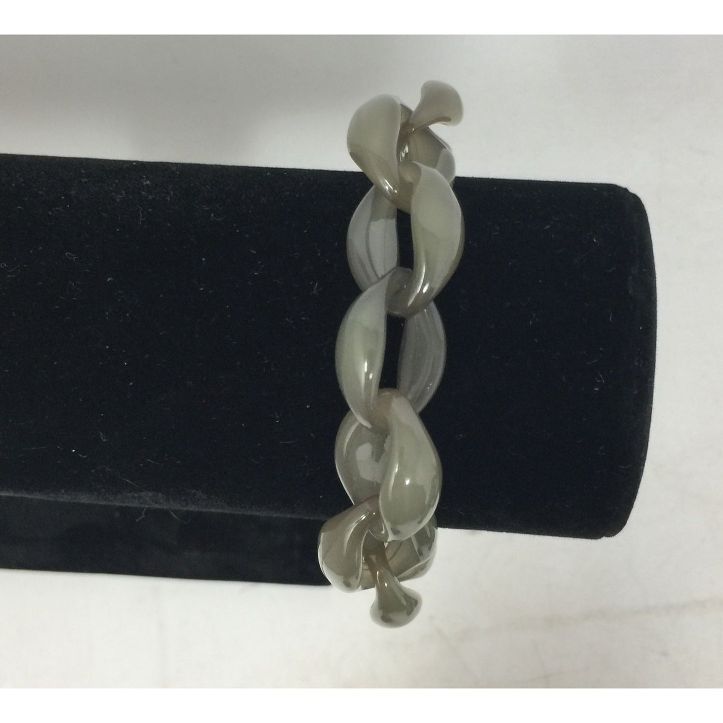 AZNAVOUR Women's Silver and Greenish Colored Bracelet