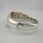 Michael Dawkins Sterling Silver Cuff Bracelet with wave of Texturing