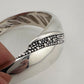 Michael Dawkins Sterling Silver Cuff Bracelet with wave of Texturing