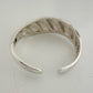 Michael Dawkins Sterling Silver Cuff Bracelet with wave of Texturing