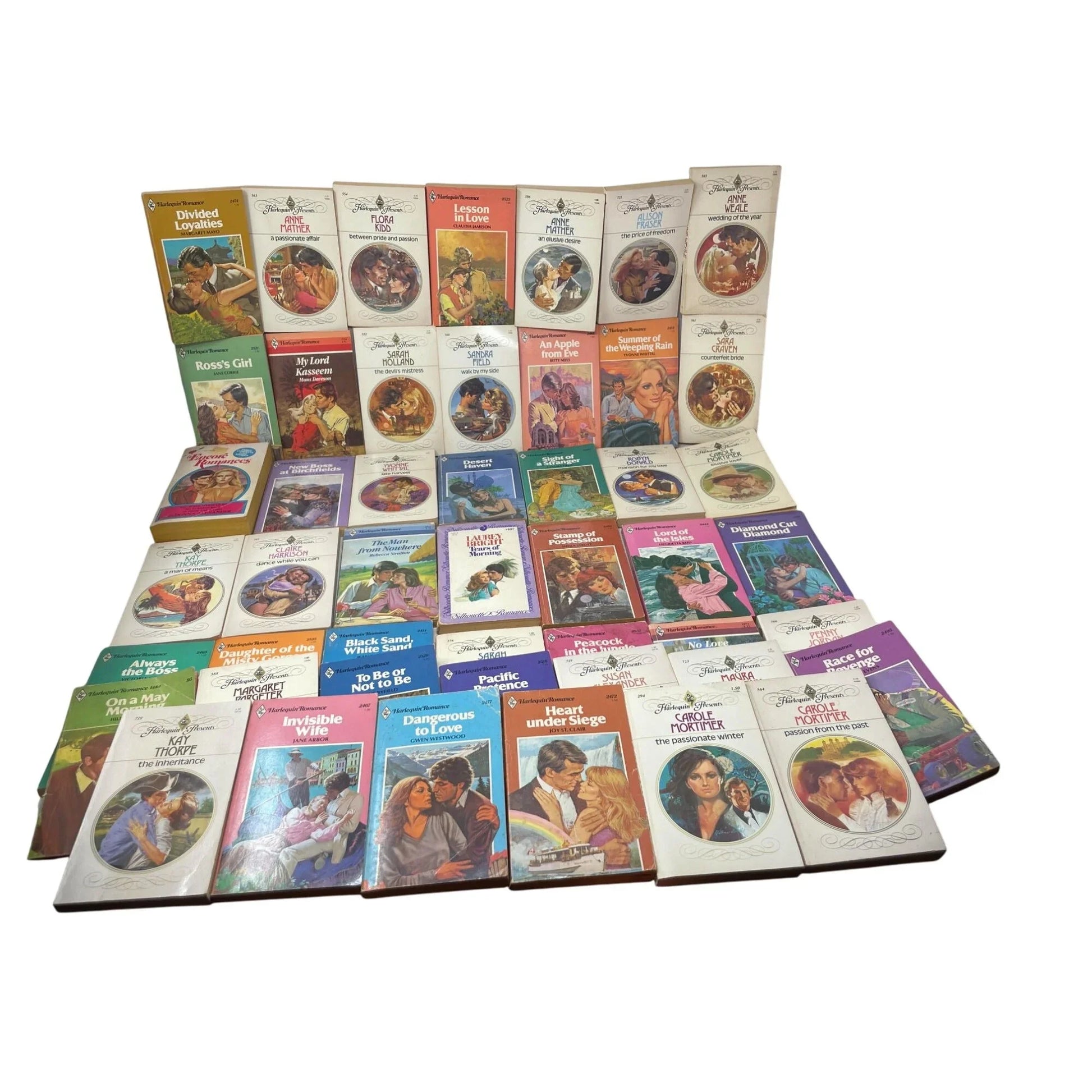 Vintage Romance Novels (approx 50 Titles) - Harlequin and Others - Well Kept Collection! A+ Stuff  A+ Stuff Books