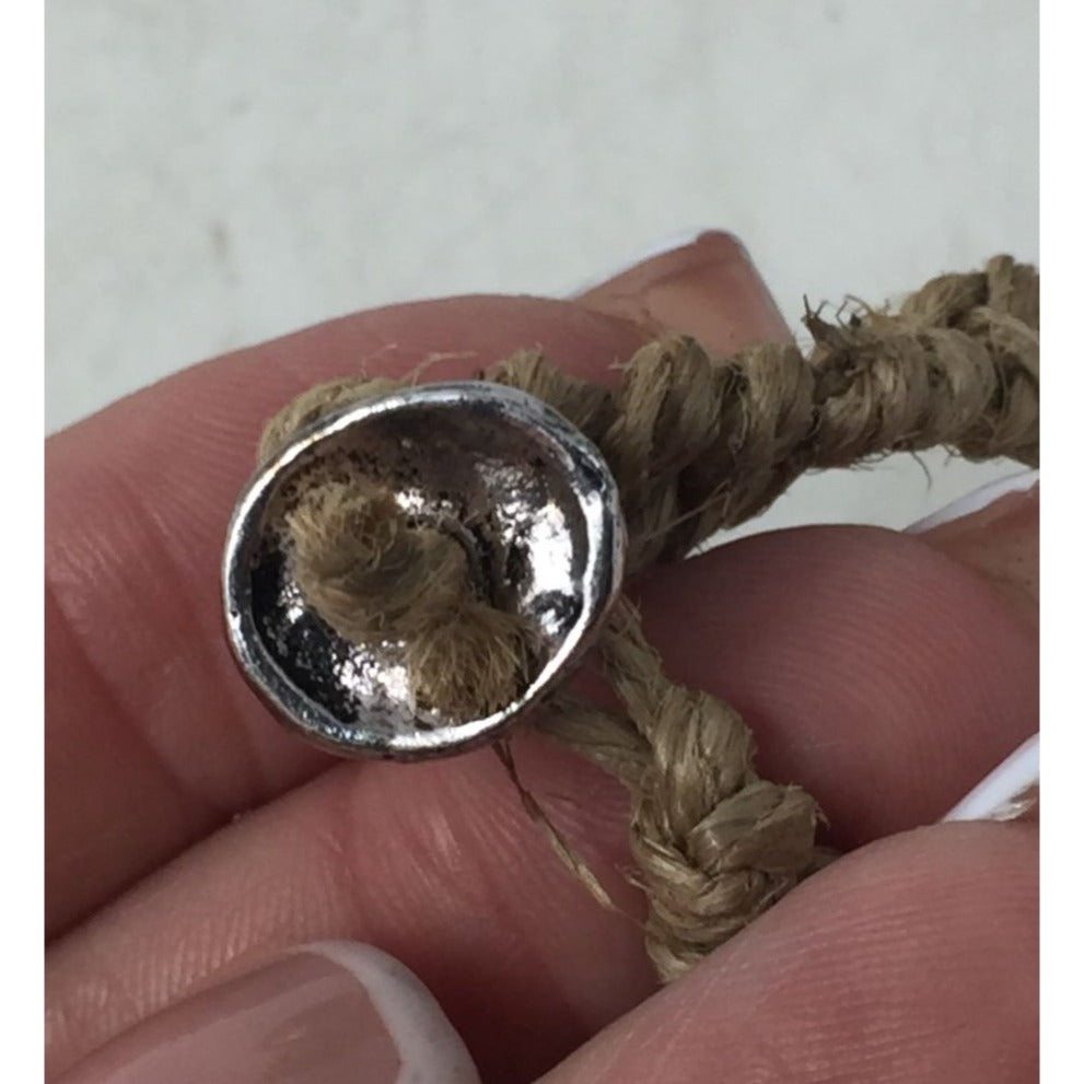 Unisex Brown Colored Braided Bracelet/Anklet