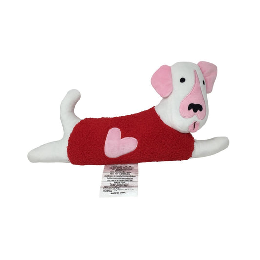 Room essentials Valentines Puppy Dog Toss Pillow 18x9''