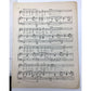 Collectible Piece of Vintage Sheet Music Titled "Un Peu d'Amour" ("A Little Love, A Little Kiss") Lao Silesu  A+ Stuff Sheet Music