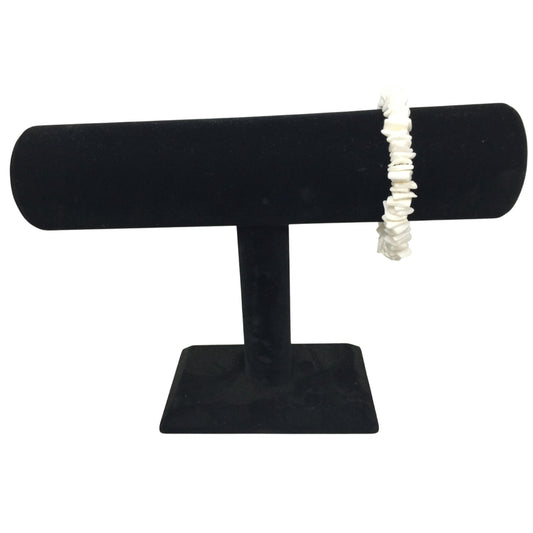 White Chunky Puka Shell Bohemian Style Bracelet