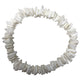 White Chunky Puka Shell Bohemian Style Bracelet