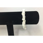 White Chunky Puka Shell Bohemian Style Bracelet