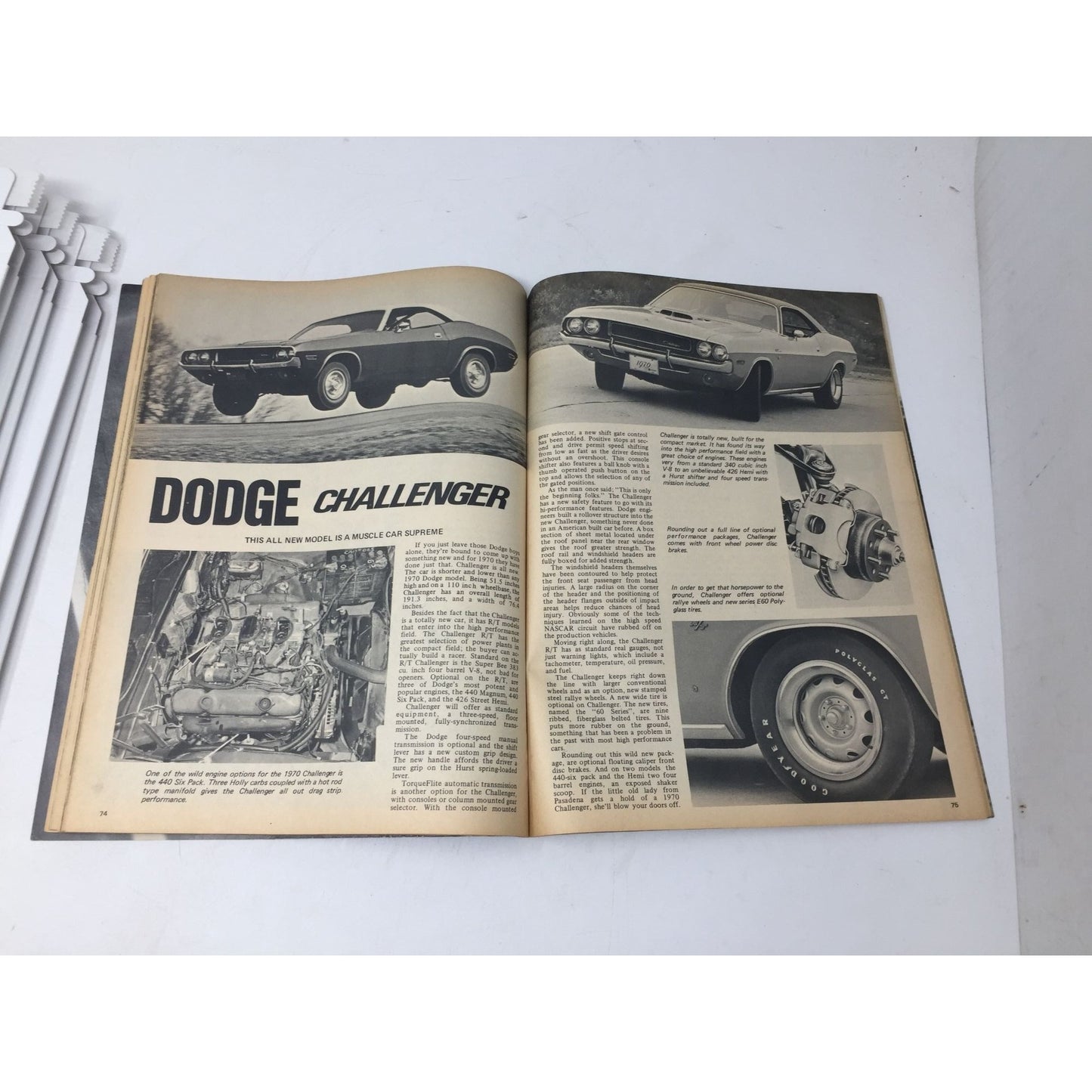 Vintage 1970 High-Performance Cars Magazine