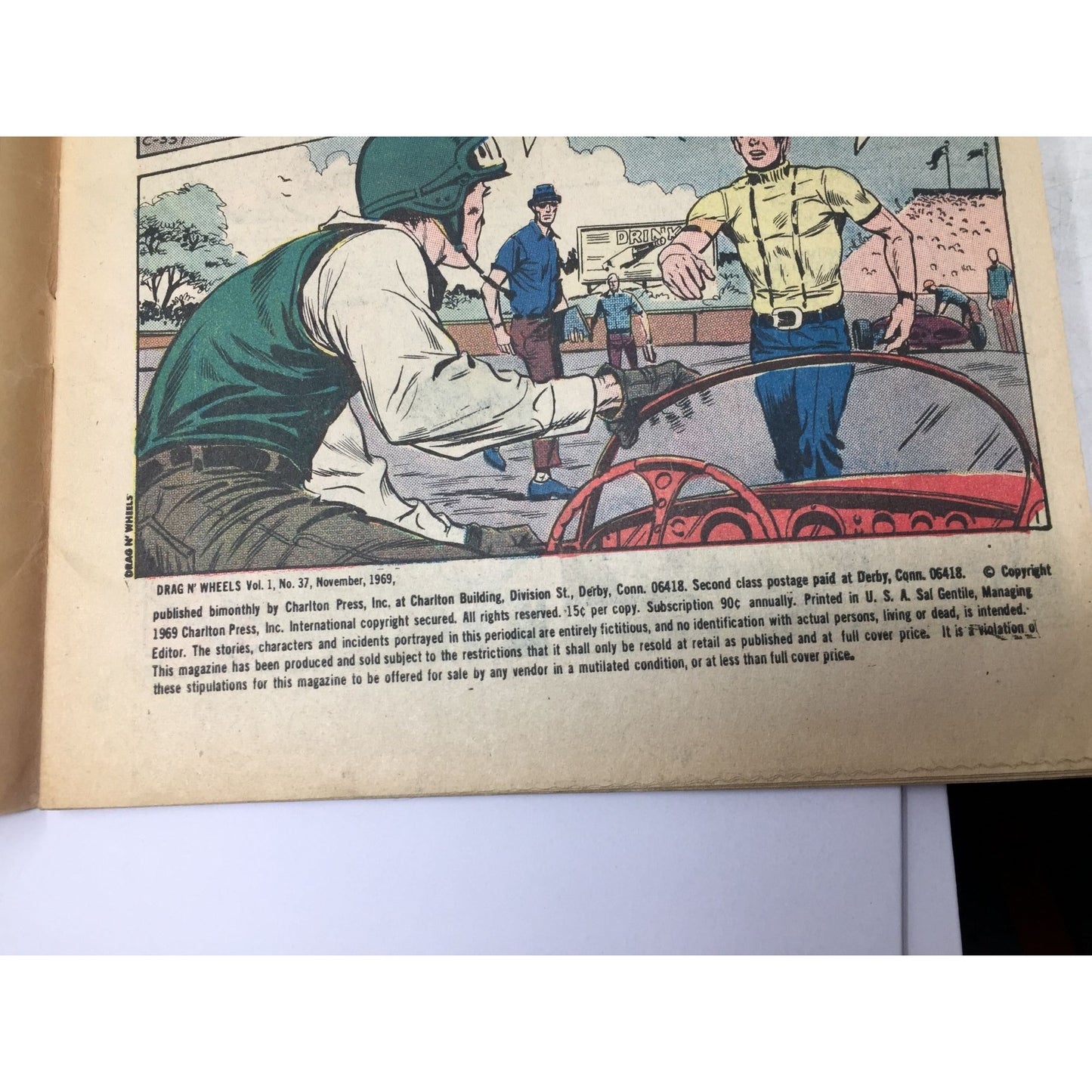 ''DRAG N' WHEELS'' (Featuring Scot Jackson) Vintage Comic book